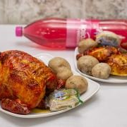 Combo 1 Pollo y Medio Asado y Gaseosa 1 L