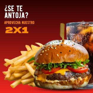 Combo Clasico (Burguer + Papas + Refresco)