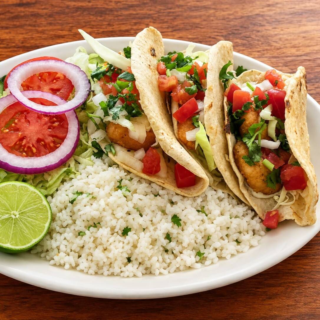 Orden de 3 Tacos de Camarón Empanizado