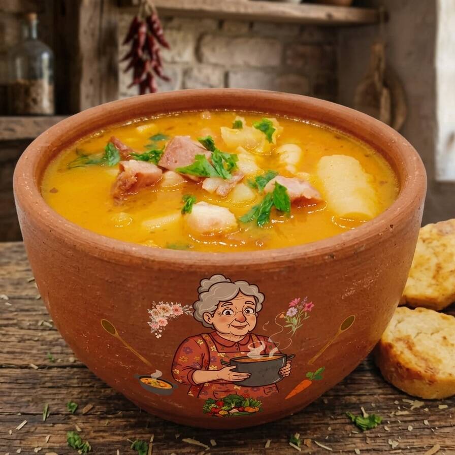 Nosso Caldo de Mocotó é uma receita tradicional que conforta o corpo e a alma! Preparado com carinho, ele leva pedaços macios de mocotó cozidos lentamente até atingir a perfeição, resultando em um caldo denso e saboroso. Temperado com especiarias selecionadas e um toque de cheiro-verde fresco, é uma explosão de sabor a cada colherada. Ideal para aquecer os dias frios ou para repor as energias a qualquer hora.