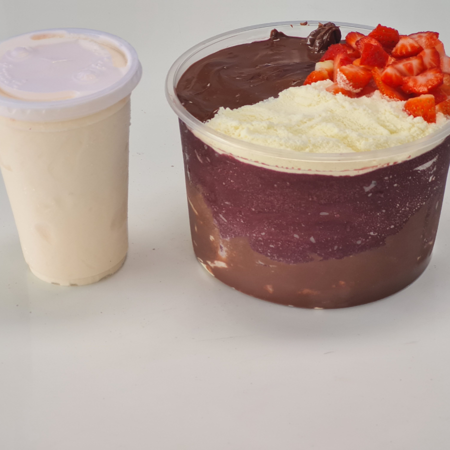 Uma explosão de delicia 1 litro de açaí + 300ml de cupuaçu (separadamente)