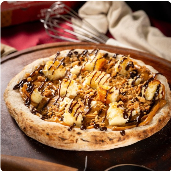 Massa crocante, doce de leite, cocada de forno, crumble crocante, ganache