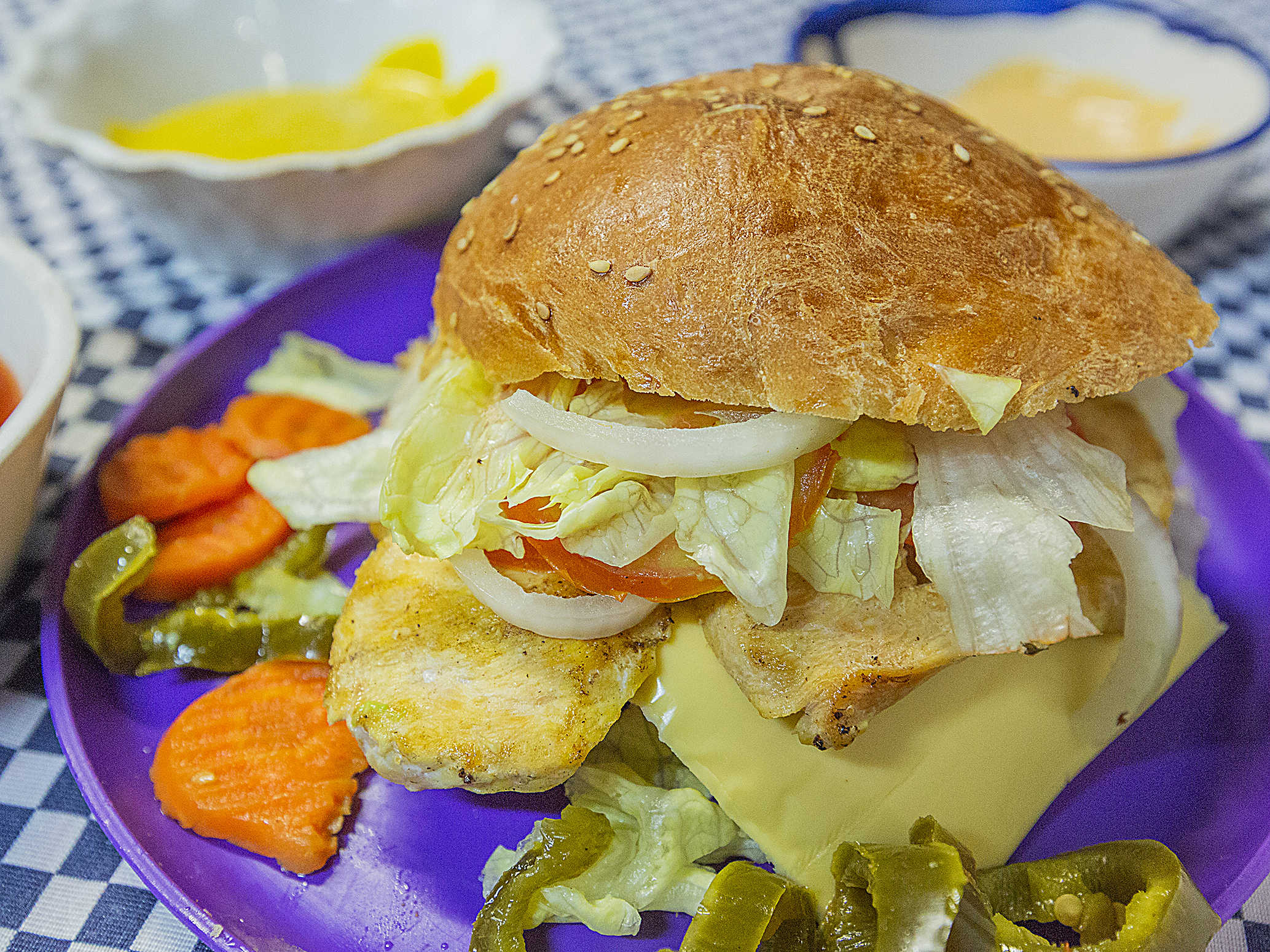 Hamburguesa de Pollo