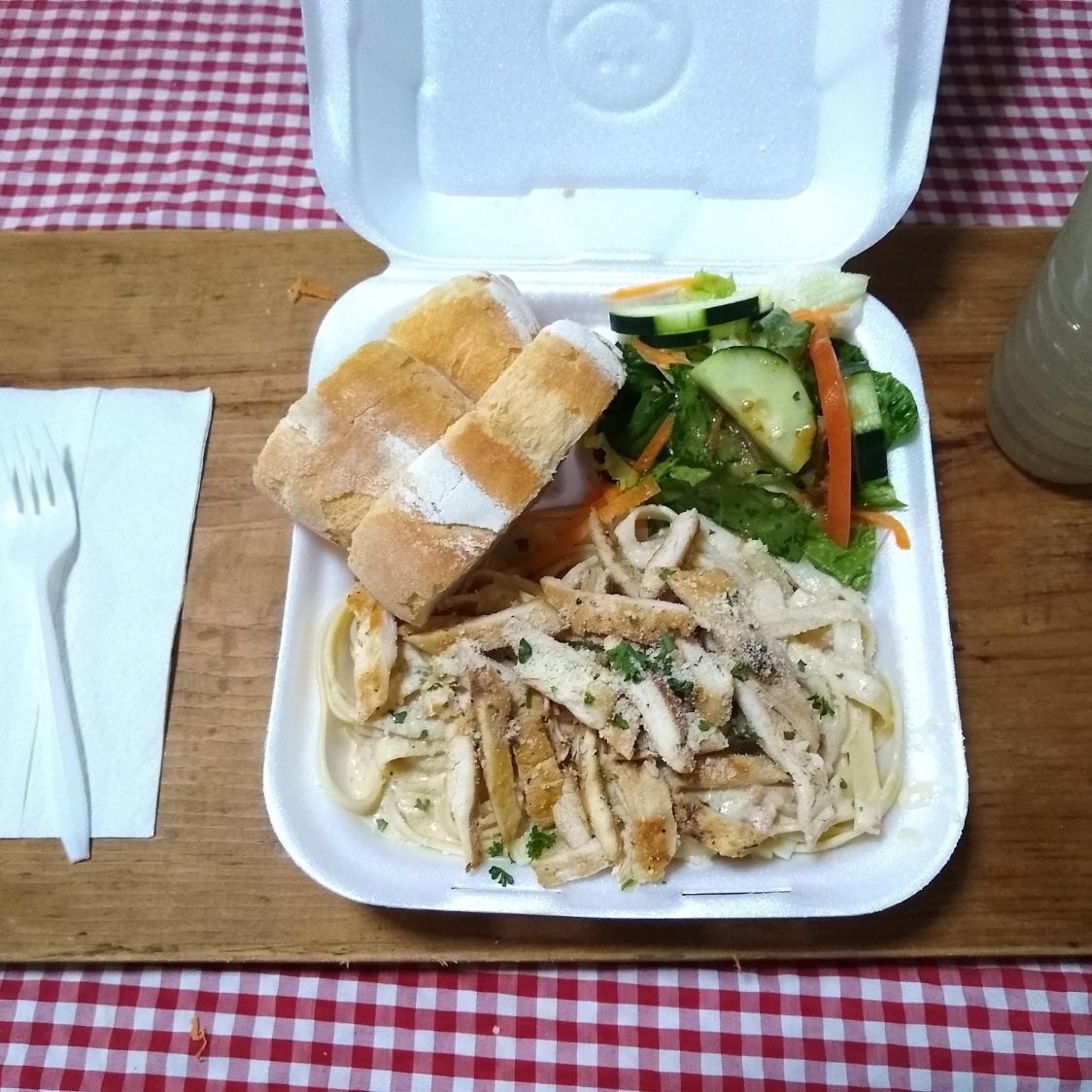 ✅⭐ Delicioso Fetuccini Poblano con pechuga