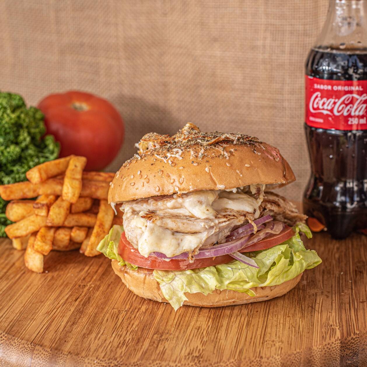 Burger Clásica de Pollo