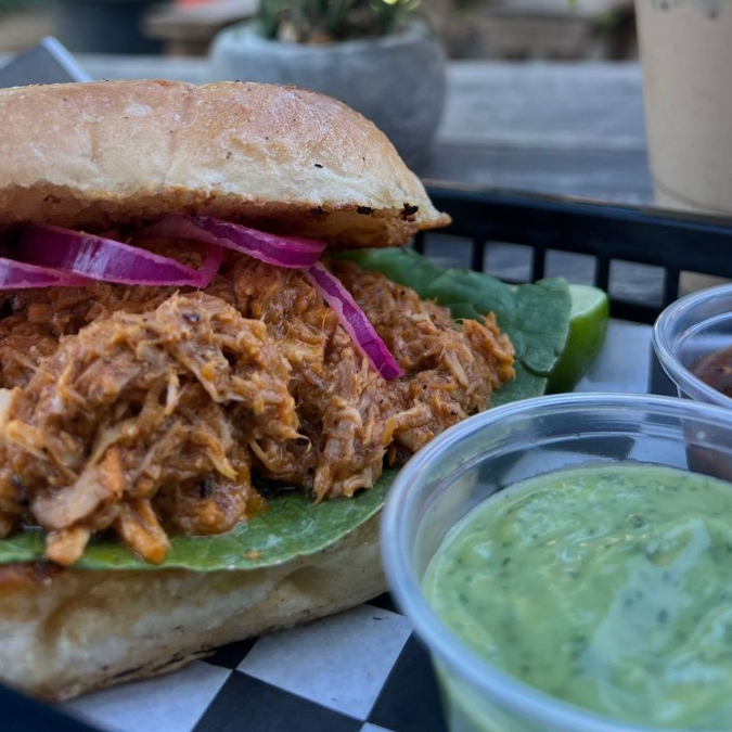 Torta de cochinita