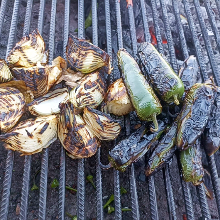Orden de Chiles y Cebollitas Asadas