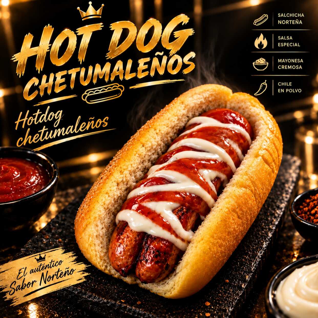 Hot Dog Chetumaleño Norteño