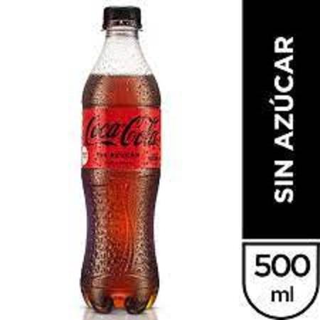 Coca Cola Sin Azucar 500 ml