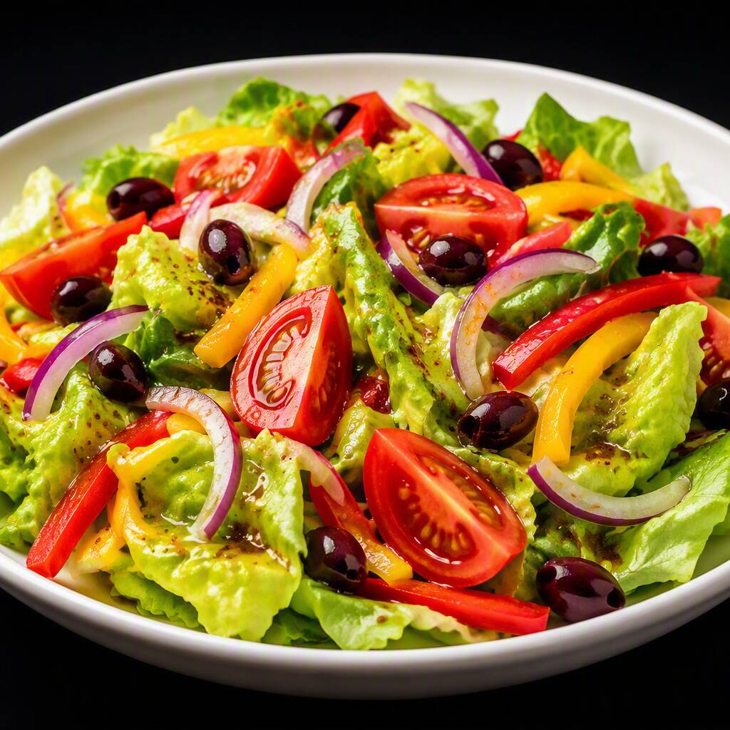ENSALADA DE LA CASA CON VINAGRETA