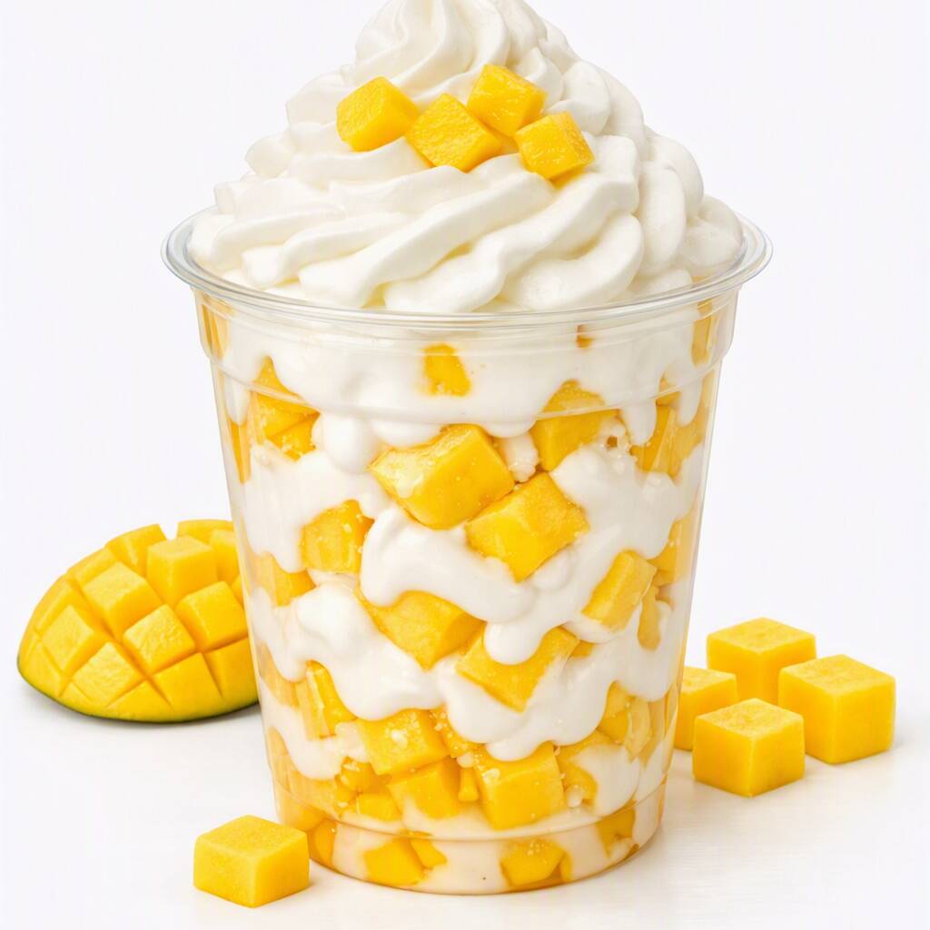 Mango con Crema Grande (32 Oz)