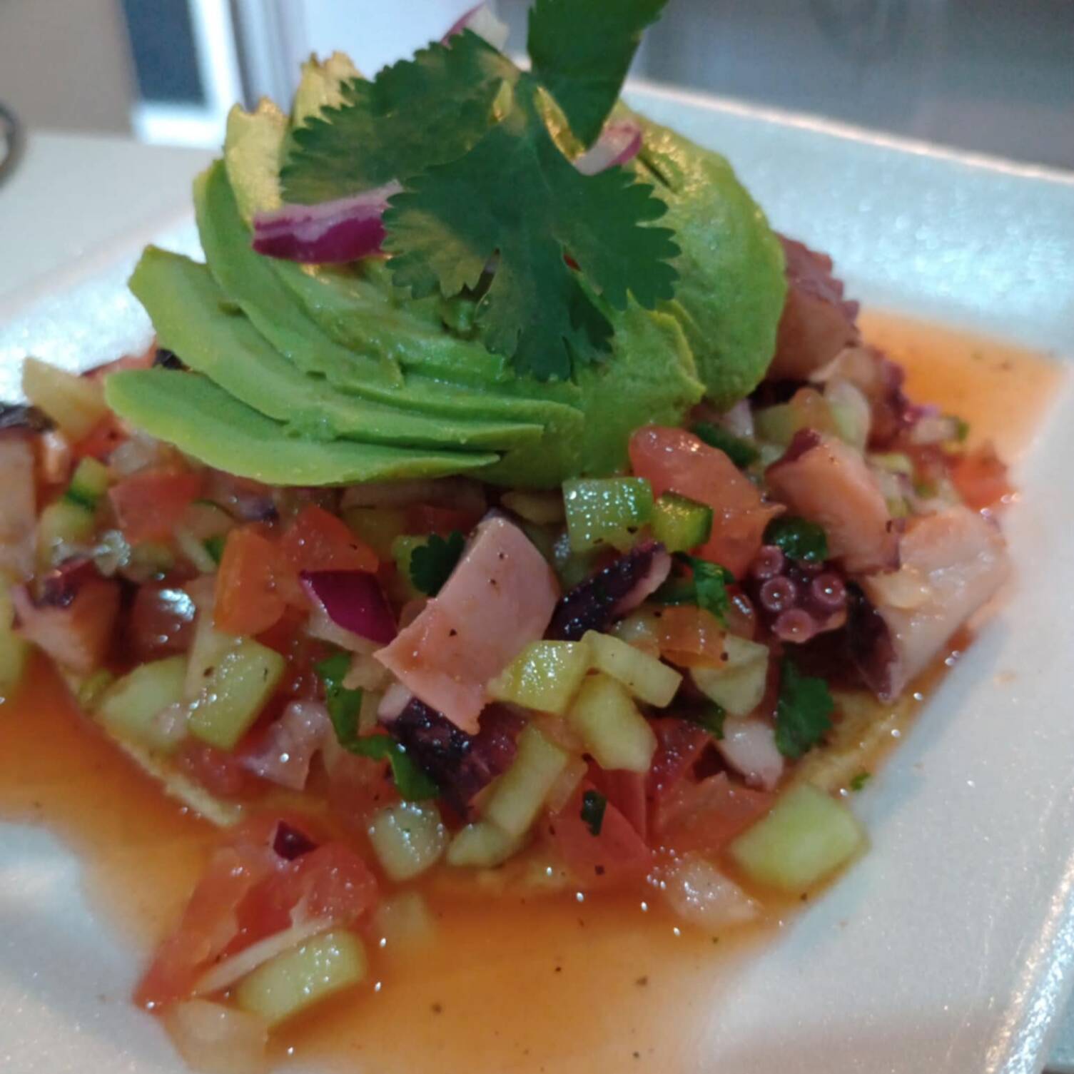 Tostada de Pulpo