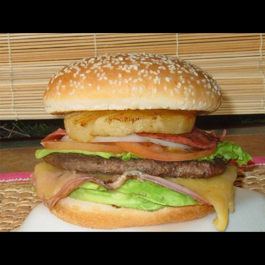 HAMBURGUESA HAWAIANA