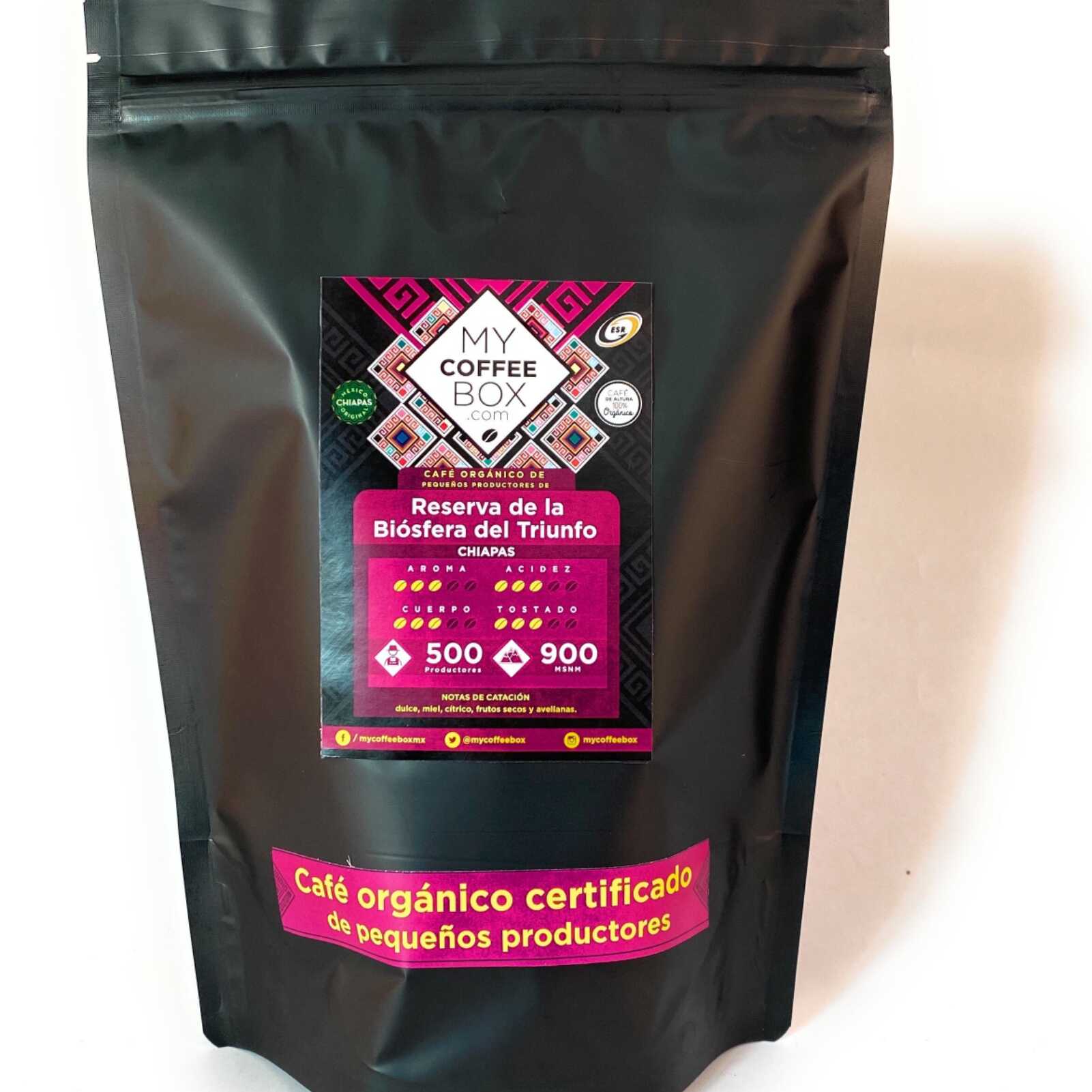 Reserva de la Biosfera del Triunfo Café Orgánico