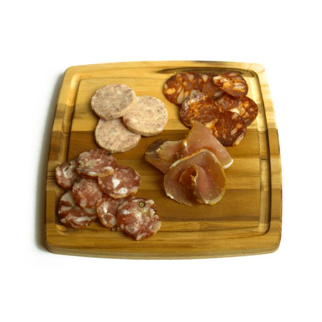JAMON, CHORIZO, FUET Y BUTIFARRA