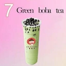 7. Green Boba Tea