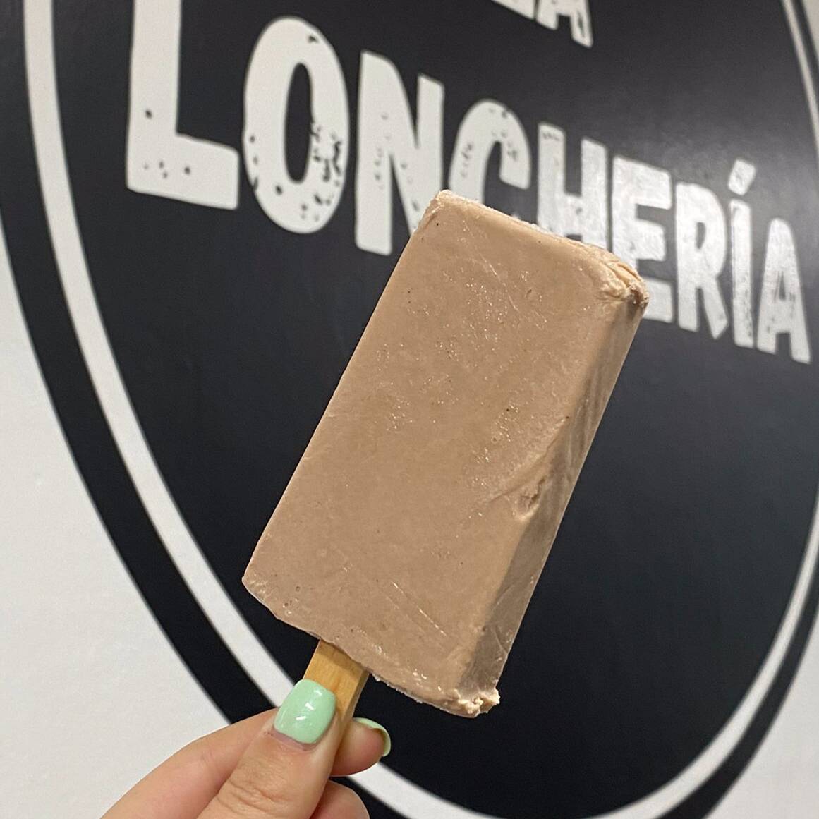 Paleta de nieve sabor chocolate