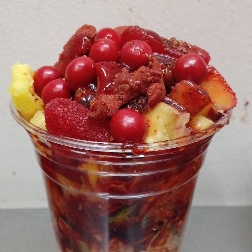 Vaso De Jícama Enchilada