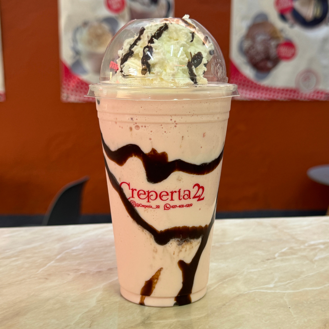 Malteada de fresa