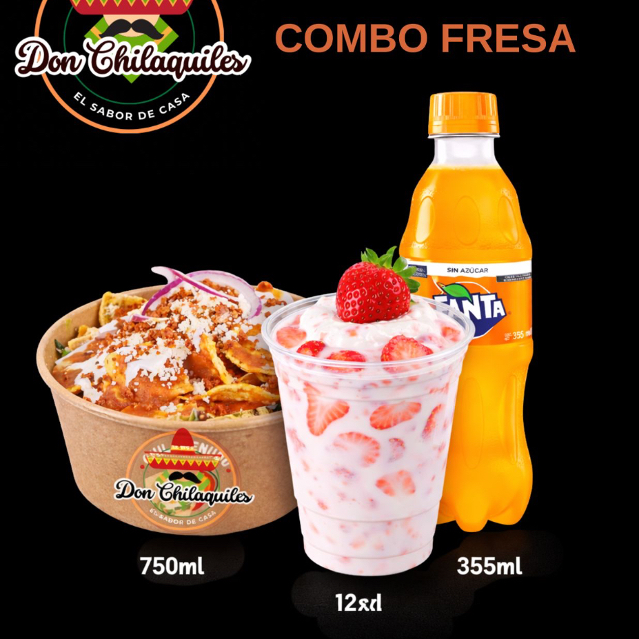 Combo Fresa con Crema