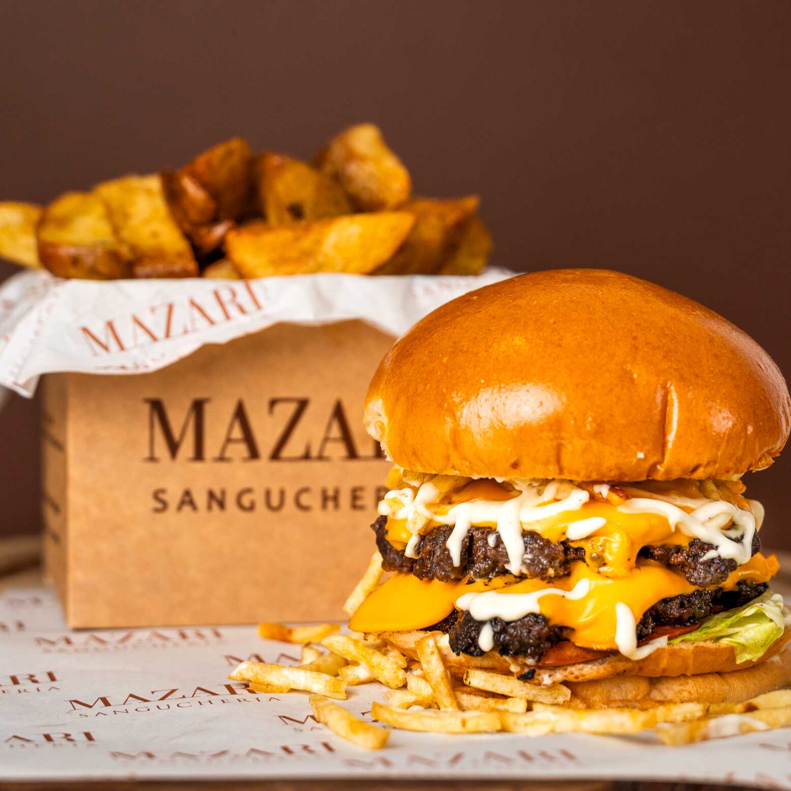 Combo Chesse Doble y Papas