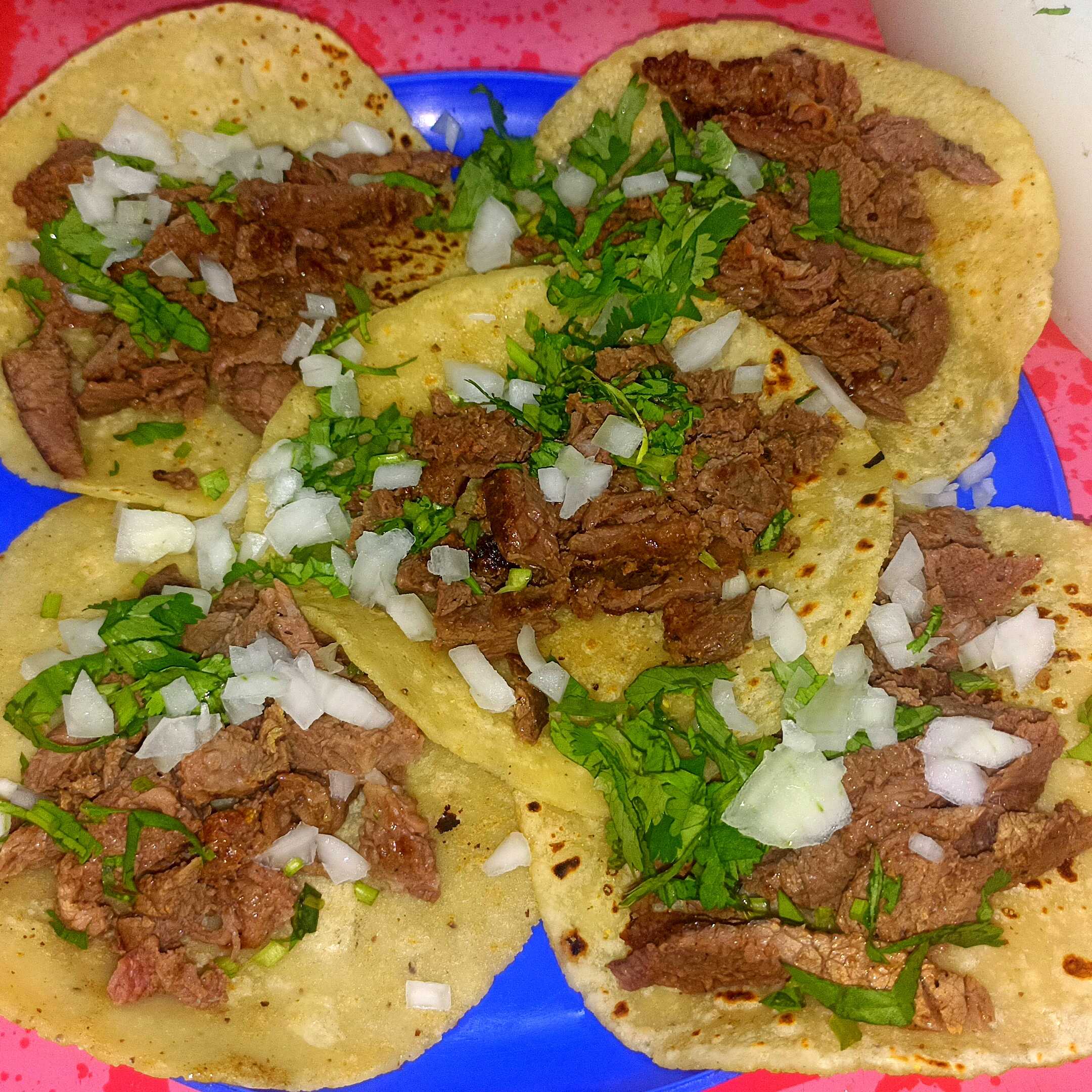 Taco de bistec de res