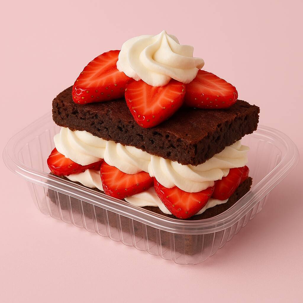 Brownie Fresa Tentación