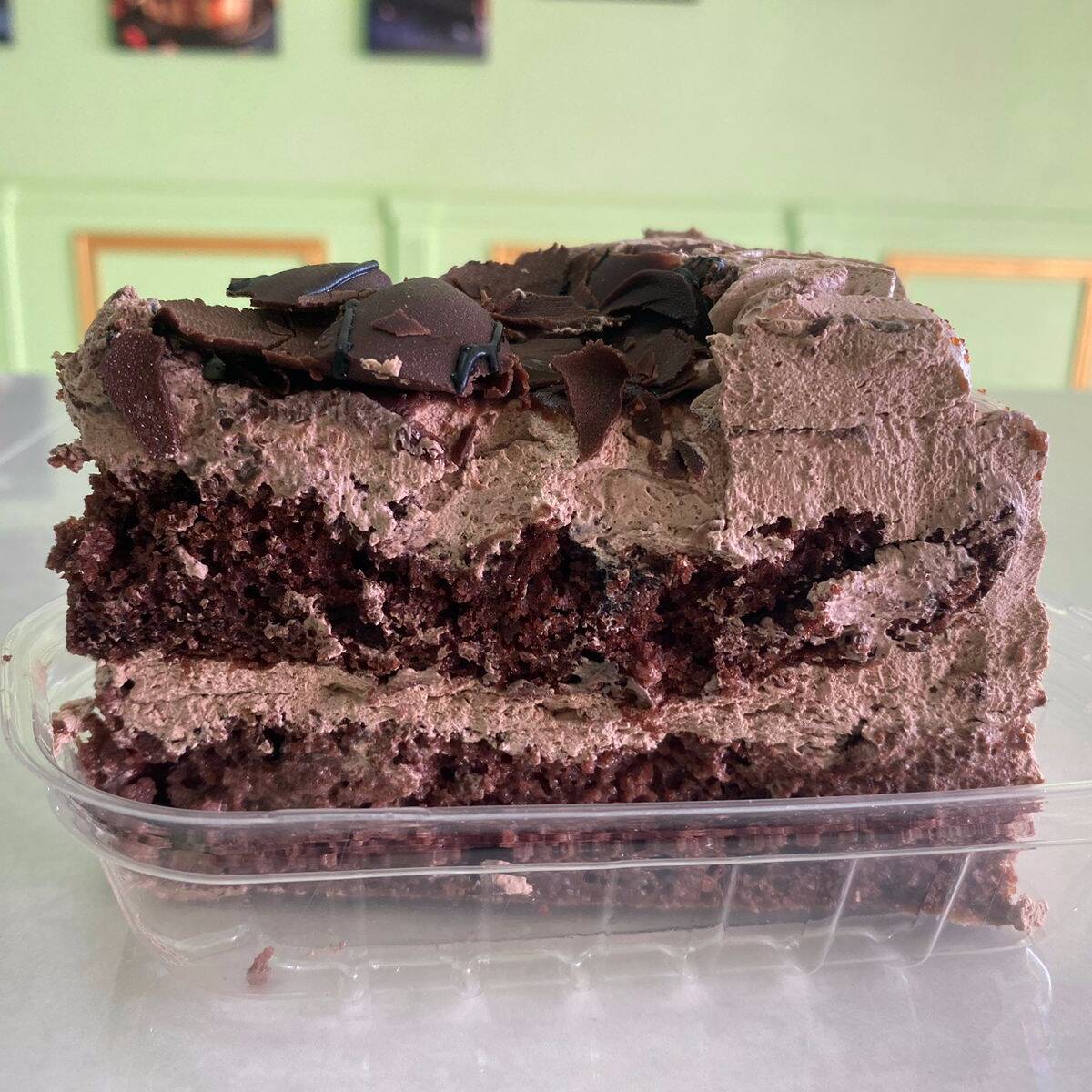 Rebanada de Pastel Tres Leches Chocolate