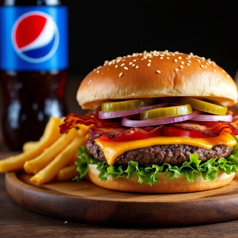 Combo Pepiburger +Papas Francesas+ Bebida