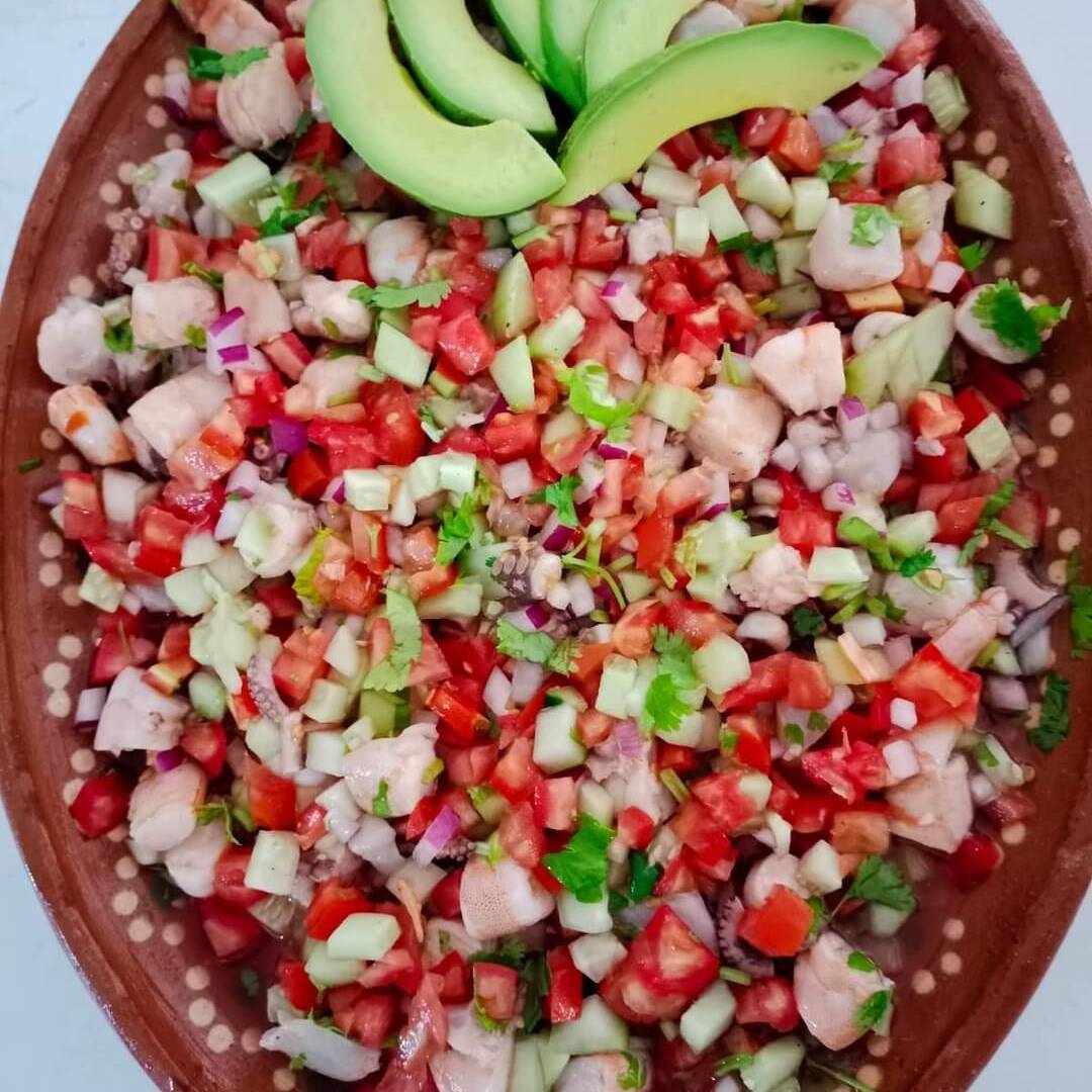Ceviche de Camarón, Medio Litro