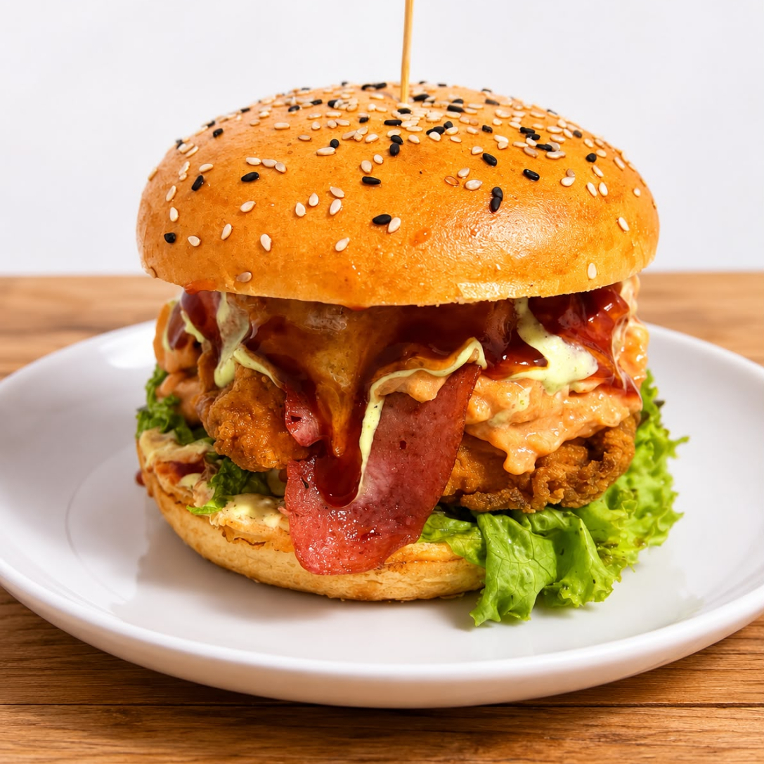 Broaster Hamburguesa