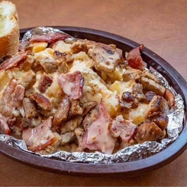 Papa Pastor con Tocino