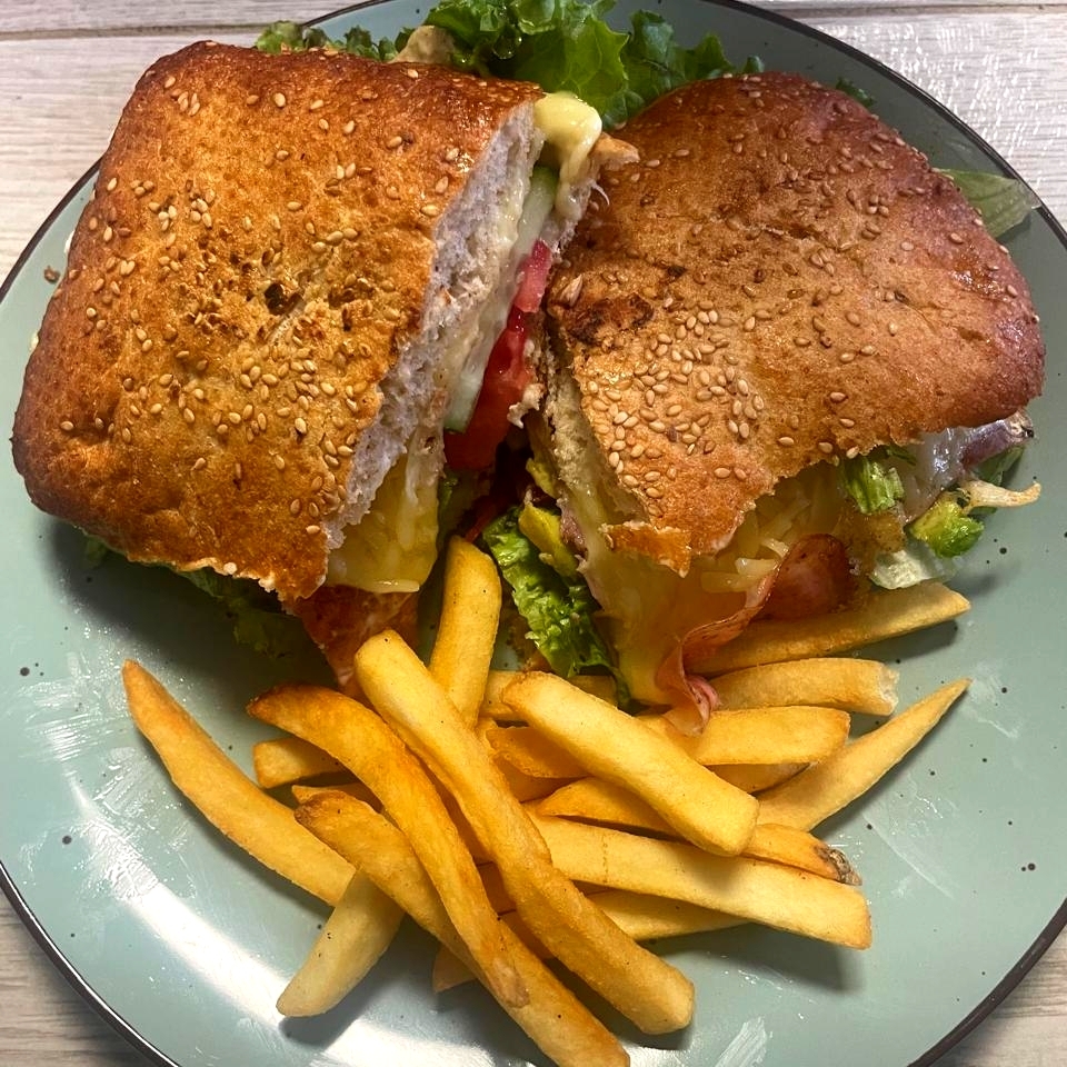 Chapatas jamón, pollo o salchicha