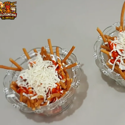 Churros con Crema y Queso