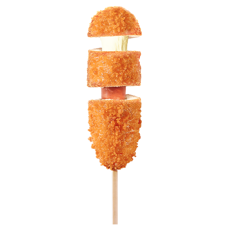 Corndog Hotdog y Mozzarella