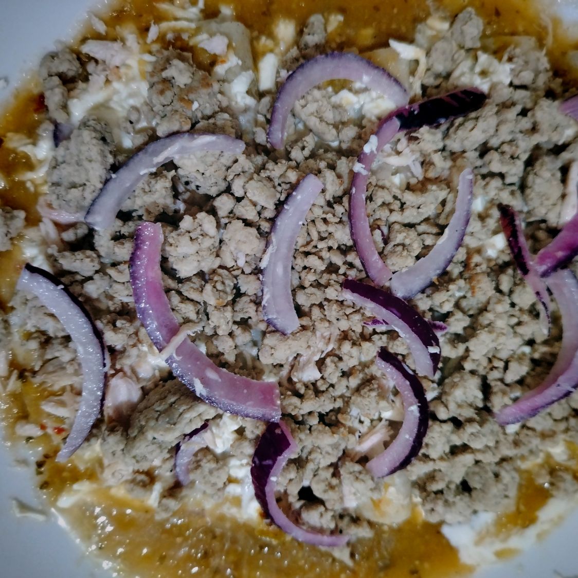 Enchiladas Verdes con Asada