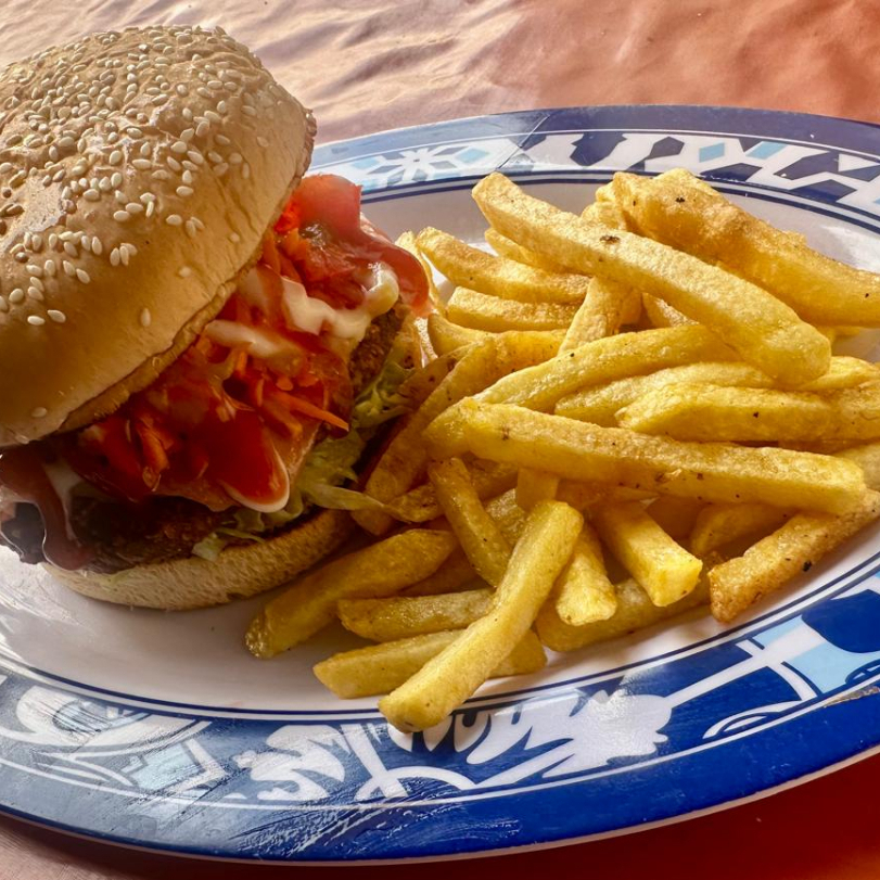 Hamburguesa con Papas