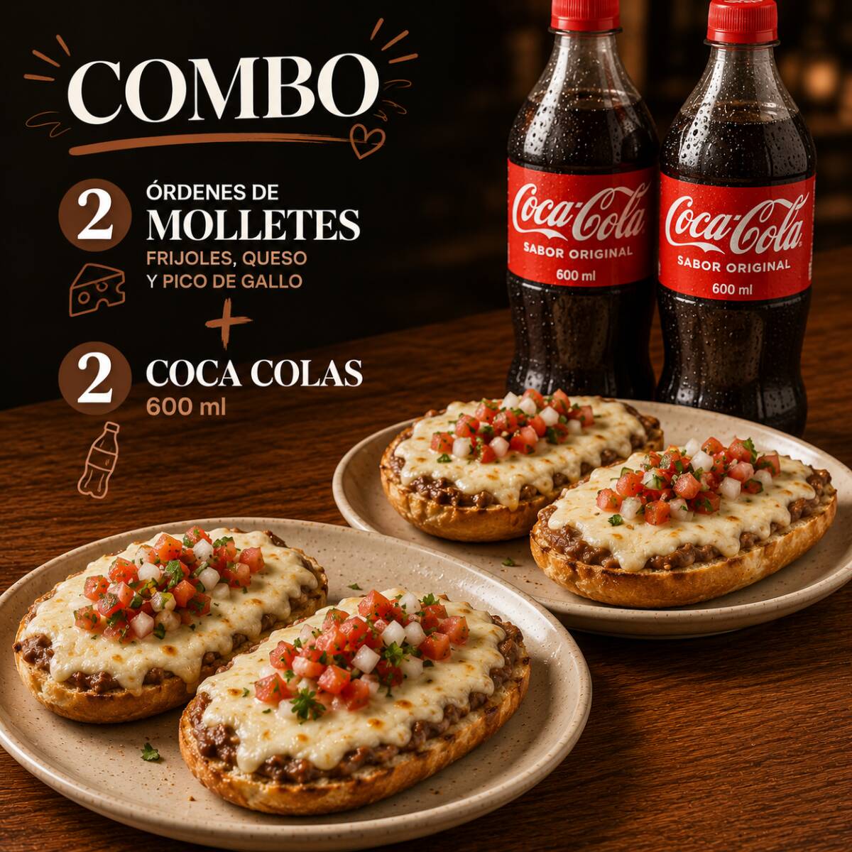 Combo Molletes