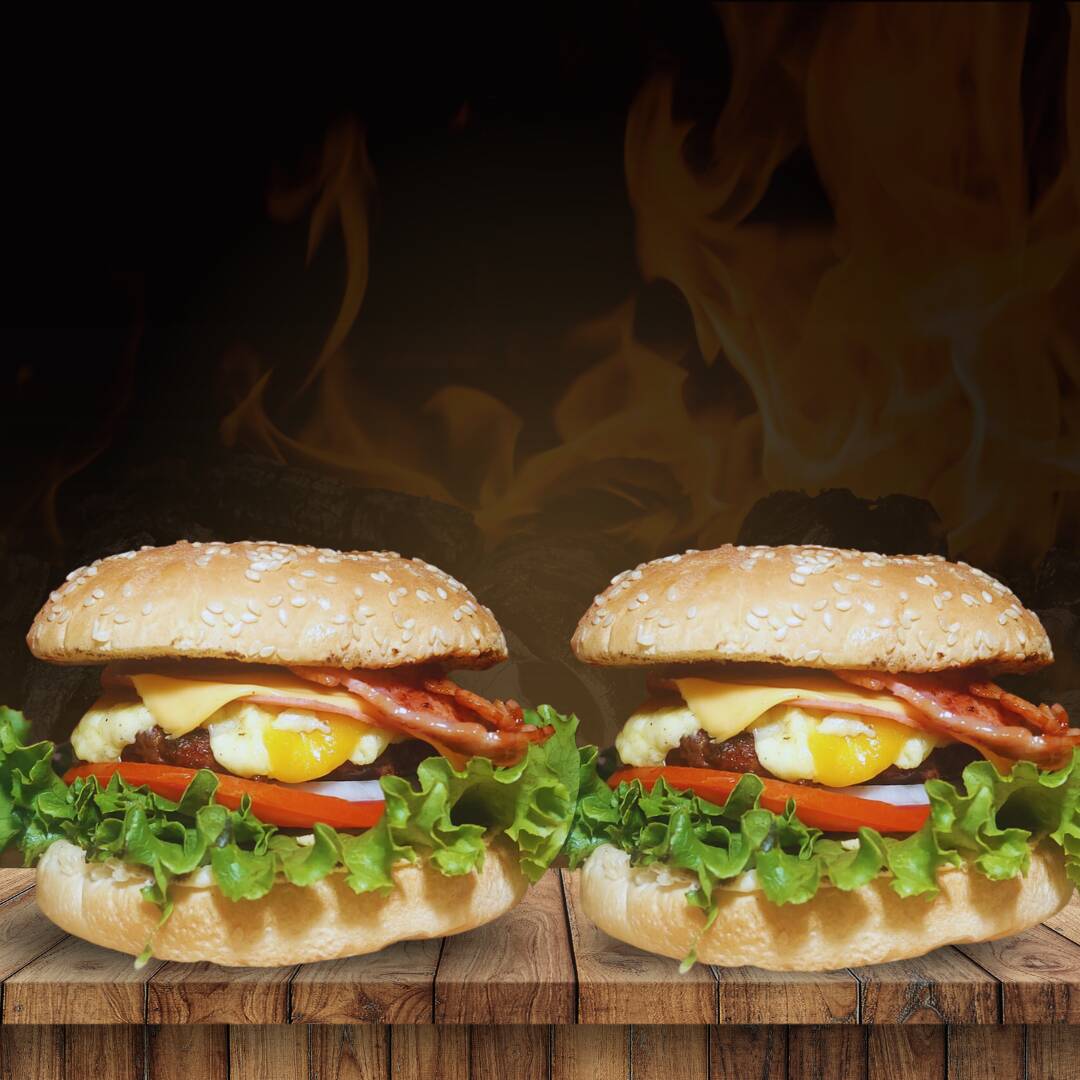 Combo - 2 Hamburguesas Cheesy y Papas