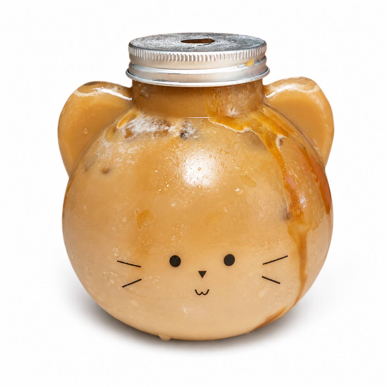CAFÉ LATTE EN VASO CUTE REUTILIZABLE
