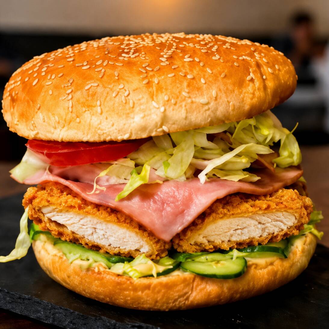 Chiken Burger 🍔 🐔