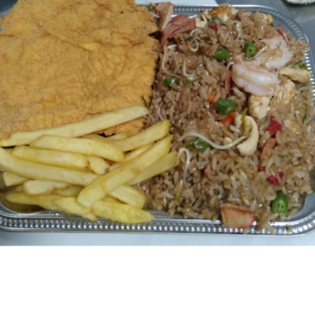 Combo Familiar con Papas, Chuleta y Gaseosa