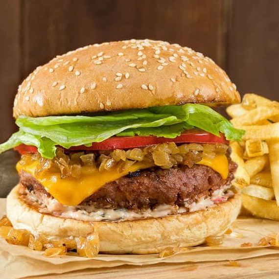 HAMBURGUESA DE RES