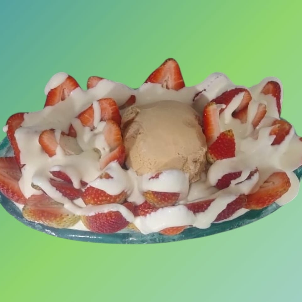 FRESAS CON CREMA GRANDES