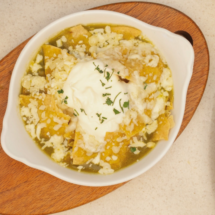 Bowl Deli de Chilaquiles Verdes