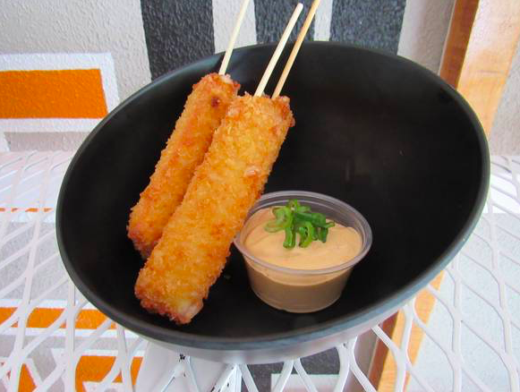 Kushiage de queso
