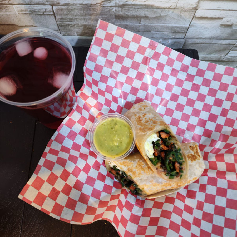 BURRITO PASTOR+JAMAICA