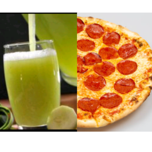 Pizza pepperoni + agua fresca