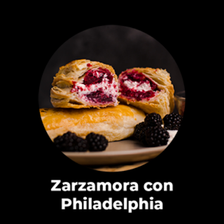 Zarzamora con Philadelphia