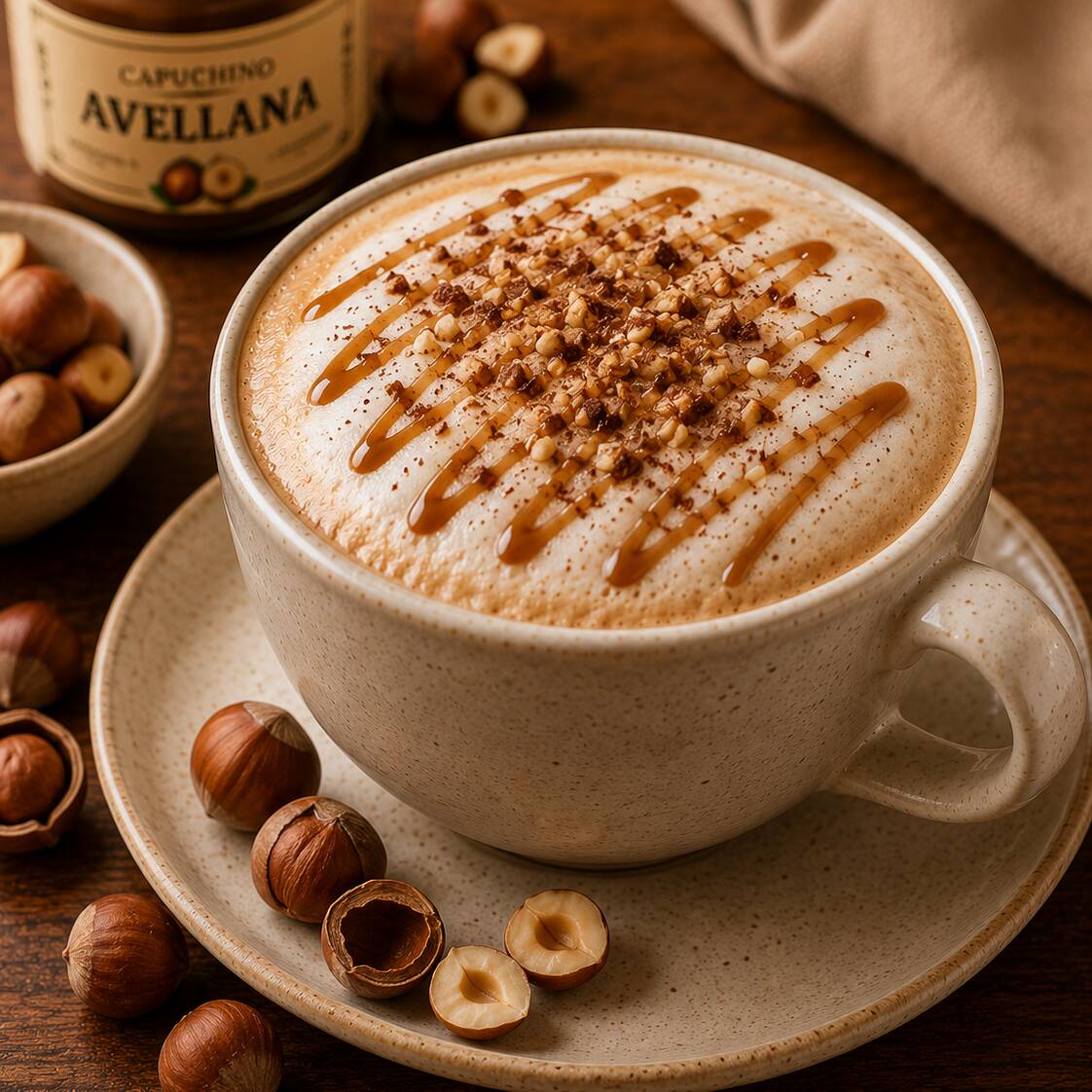 Capuchino Avellana